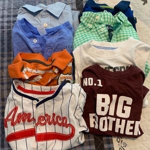 3t short sleeve shirts and polos